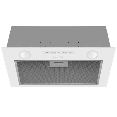 Вытяжка MAUNFELD Crosby Light 5028, встраиваемая, 121 Вт, 850 м3/ч, 3 скорости, 49.8 см, белая