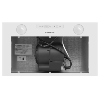 Вытяжка MAUNFELD Crosby Light 5028, встраиваемая, 121 Вт, 850 м3/ч, 3 скорости, 49.8 см, белая