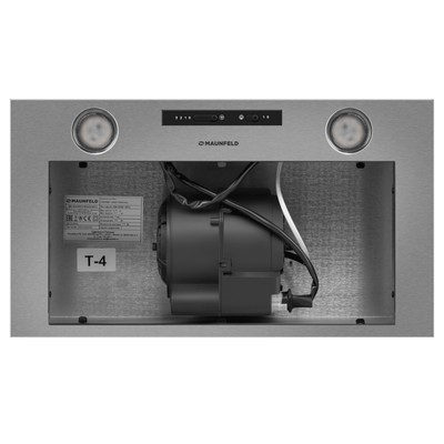Вытяжка MAUNFELD Crosby Light 5028, встраиваемая, 121 Вт, 850 м3/ч, 3 скорости, 49.8 см, серая