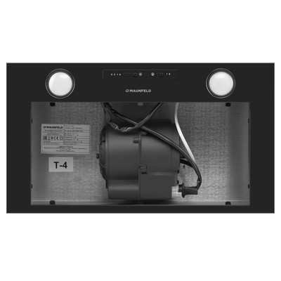 Вытяжка MAUNFELD Crosby Light 5028, встраиваемая, 115 Вт, 850 м3/ч, 3 скорости, 49.8 см, чёрная