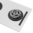 Варочная поверхность MAUNFELD EGHG.32.73CW/G, газовая, 2 конфорки, белая - фото 51900182