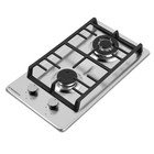 Варочная поверхность MAUNFELD EGHS.32.73CS/G, газовая, 2 конфорки, серая - Фото 8