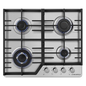 Варочная поверхность MAUNFELD EGHS.64.73CS/G, газовая, 4 конфорки, серая  (артикул 10745509)  большой выбор товаров оптом и в розницу по низким ценам с доставкой