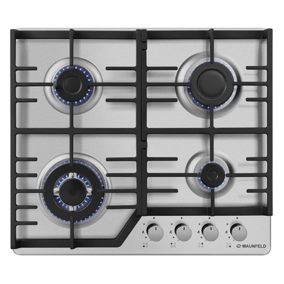Варочная поверхность MAUNFELD EGHS.64.73CS/G, газовая, 4 конфорки, серая