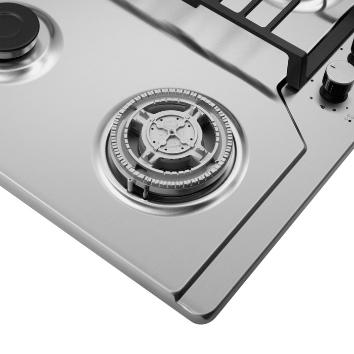 Варочная поверхность MAUNFELD EGHS.64.73CS/G, газовая, 4 конфорки, серая - фото 51924883