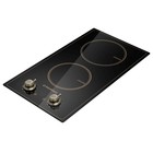 Варочная поверхность MAUNFELD CVI292MBKBR, индукционная, 2 конфорки, чёрная 10745519