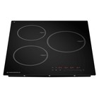 Варочная поверхность MAUNFELD CVI453STBK, индукционная, 3 конфорки, сенсор, чёрная - фото 51900241