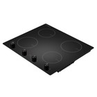 Варочная поверхность MAUNFELD CVI594MBK2, индукционная, 4 конфорки, чёрная 10745561