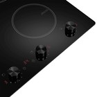 Варочная поверхность MAUNFELD CVI594MBK2, индукционная, 4 конфорки, чёрная 10745561