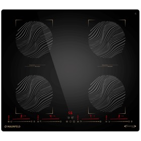 Варочная поверхность индукционная MAUNFELD CVI594SB2BKF Inverter, 4 конфорки, чёрная