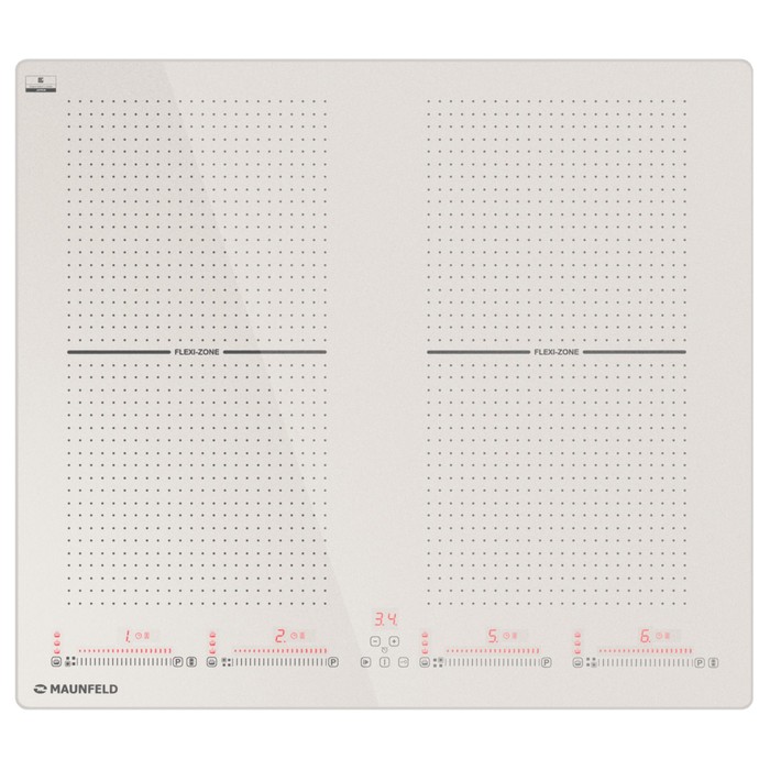 Варочная поверхность MAUNFELD CVI594SF2BG, индукционная, 4 конфорки, сенсор, бежевая - Фото 1