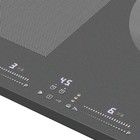 Варочная поверхность MAUNFELD CVI804SFDGR, индукционная, 4 конфорки, сенсор, серая - Фото 4
