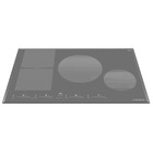 Варочная поверхность MAUNFELD CVI804SFLGR, индукционная, 4 конфорки, сенсор, серая - Фото 2