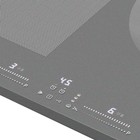 Варочная поверхность MAUNFELD CVI804SFLGR, индукционная, 4 конфорки, сенсор, серая - Фото 4