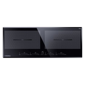 Варочная поверхность индукционная MAUNFELD CVI904SFLBK LUX, 2 конфорки, сенсорная, чёрная