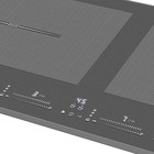 Варочная поверхность MAUNFELD CVI904SFLDGR, индукционная, 2 конфорки, сенсор, серая - Фото 4