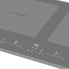 Варочная поверхность MAUNFELD CVI904SFLLGR, индукционная, 2 конфорки, сенсор, серая - Фото 4