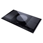 Варочная поверхность MAUNFELD CVI905SFBK LUX, индукционная, 5 конфорок, сенсор, чёрная - Фото 3