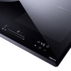 Варочная поверхность MAUNFELD CVI905SFBK LUX, индукционная, 5 конфорок, сенсор, чёрная - Фото 4
