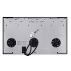 Варочная поверхность MAUNFELD CVI905SFBK LUX, индукционная, 5 конфорок, сенсор, чёрная - Фото 5