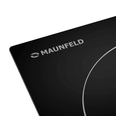Варочная поверхность MAUNFELD CVCE292BK, электрическая, 2 конфорки, сенсор, чёрная