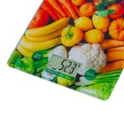 Весы кухонные MAUNFELD MKS-519G03, электронные, до 5 кг, Рисунок "Овощи" - Фото 3