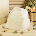 Шапка для бани и сауны «Банщик», шерсть, полиэстер, «Добропаровъ» - Фото 3