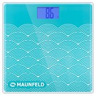 Весы напольные MAUNFELD MBS-183G03, электронные, до 180 кг, от батарейки 1хААА, бирюзовые - Фото 2