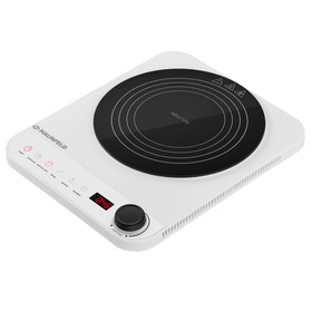 Плитка индукционная MAUNFELD EFI271MWH, 2000 Вт, 1 конфорка, таймер, белая