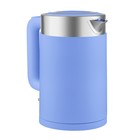 Чайник электрический MAUNFELD MFK-631DB, пластик, колба металл, 1,7 л, 2200 Вт, синий - фото 51647581