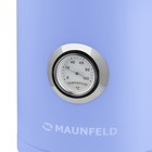 Чайник электрический MAUNFELD MFK-631DB, пластик, колба металл, 1,7 л, 2200 Вт, синий - фото 51647585