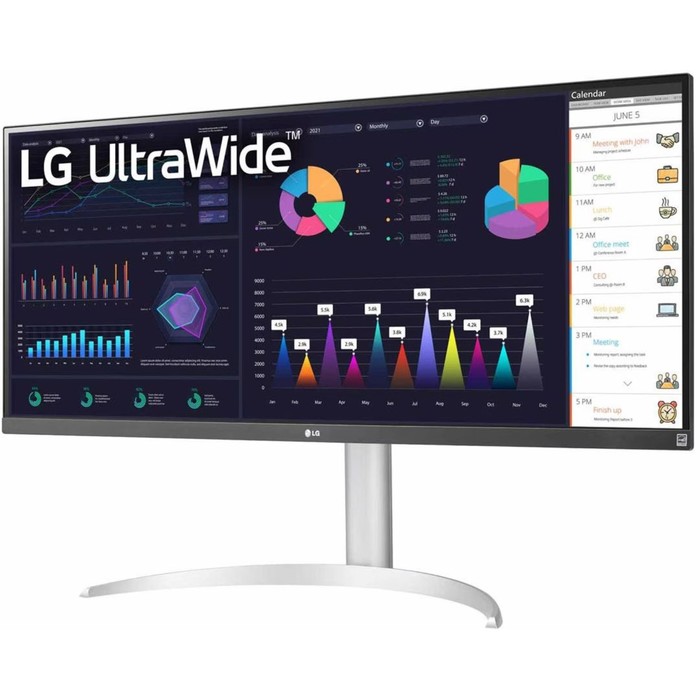 Монитор LG 34" UltraWide 34WQ650-W черный IPS LED 1ms 21:9 HDMI M/M матовая HAS 400cd 178гр   107352 - фото 51639473