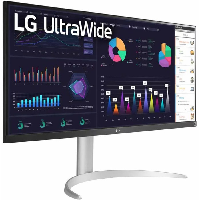 Монитор LG 34" UltraWide 34WQ650-W черный IPS LED 1ms 21:9 HDMI M/M матовая HAS 400cd 178гр   107352 - фото 51639475