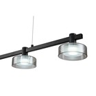 Светильник подвесной светодиодный Stilfort 4009/02/04PL, 4х20Вт, LED, 1000х1000 мм, пульт ДУ, 3000-6000К, 700Лм, цвет чёрный - Фото 2