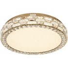 Светильник потолочный Stilfort 4014/03/06C Gabbana, 1х80Вт, LED, 600х600 мм, пульт ДУ, 2800-6500К, 5900Лм, цвет золото 10733155 - фото 309474022