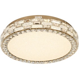 Светильник потолочный Stilfort 4014/03/06C Gabbana, 1х80Вт, LED, 600х600 мм, пульт ДУ, 2800-6500К, 5900Лм, цвет золото 10733155