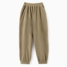 Брюки флисовые для девочки MINAKU: Fleece Soft, светло-зелёные, рост 146 см - Фото 6