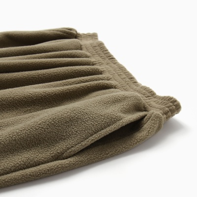 Брюки флисовые для девочки MINAKU: Fleece Soft, светло-зелёные, рост 146 см