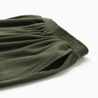 Брюки флисовые для девочки MINAKU: Fleece Soft, зелёные, рост 146 см 10638885 - фото 12830783