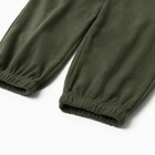 Брюки флисовые для девочки MINAKU: Fleece Soft, зелёные, рост 146 см 10638885 - фото 12830784