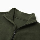 Толстовка флисовая для девочки MINAKU: Fleece Soft, зелёная, рост 152 см - Фото 7