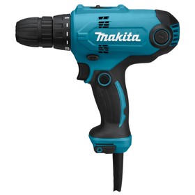 Дрель-шуруповерт Makita DF0300×3, 320 Вт, 1500/450 об/мин, БЗП 10 мм, 56/21 Нм + набор бит