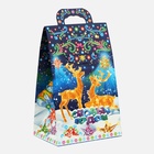 Подарочная коробка новогодняя Сумочка мини «Неон. Инсталляция» 14×10×22.3 см - Фото 3