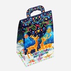 Подарочная коробка новогодняя Сумочка мини «Неон. Инсталляция» 14×10×22.3 см - Фото 4