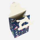 Подарочная коробка новогодняя Сумочка мини «Новогодний арт» 14×10×22.3 см - Фото 5