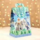 Подарочная коробка новогодняя Сумочка мини «Краски зимы» 14×10×22.3 см - Фото 2