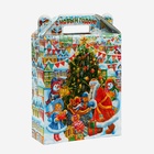 Подарочная коробка новогодняя Подарок «Волшебный город» 16.8×7×25 см Новый год - Фото 3