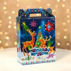 Подарочная коробка новогодняя Подарок «Неон.Инсталляция» 16.8×7×25 см - Фото 2