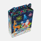 Подарочная коробка новогодняя Подарок «Неон.Инсталляция» 16.8×7×25 см - Фото 4