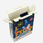 Подарочная коробка новогодняя Подарок «Неон.Инсталляция» 16.8×7×25 см - Фото 5